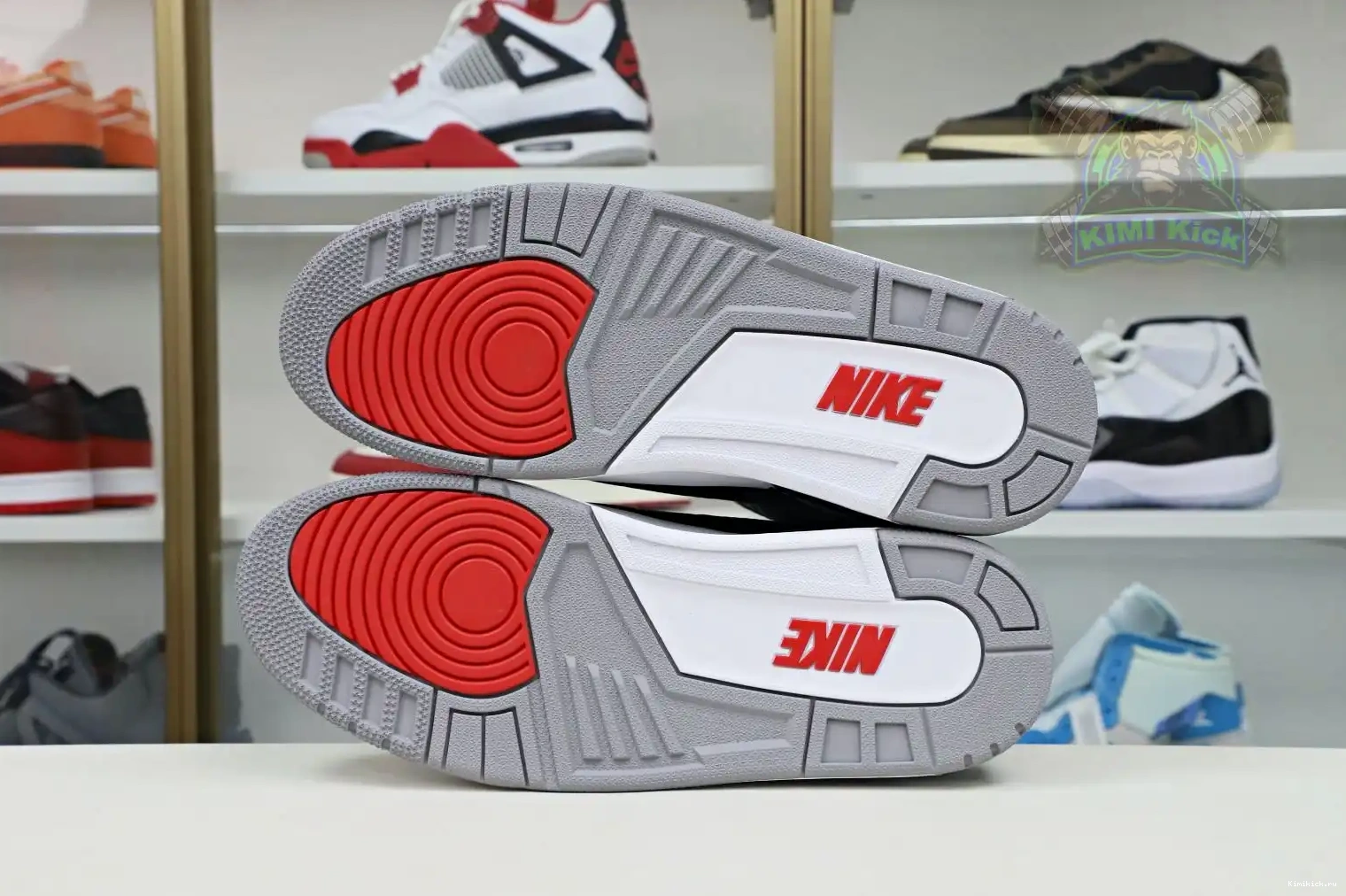Kimikick Jordan Air retro  Jordan blackcement 2018（854262-001） 3 0510